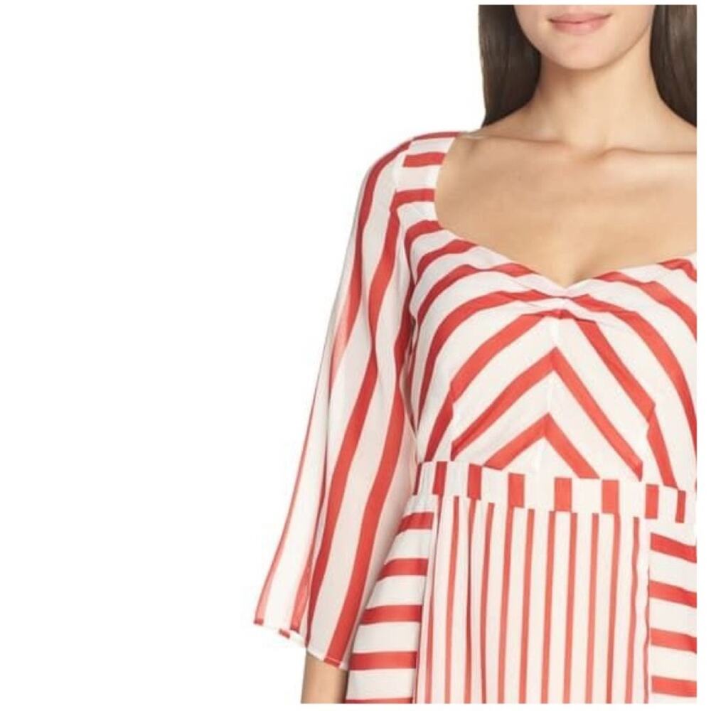 Chelsea28 Multi Stripe Maxi Dress NWOT Size Small - Picture 3 of 10